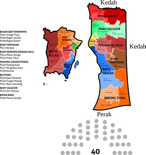 peta negeri pulau pinang - Edward Wright