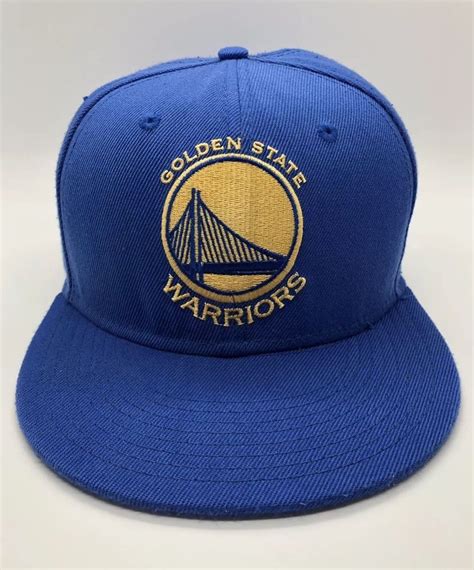 Details about NBA Golden State Warriors Cap Hat Adult Snapback Blue ...