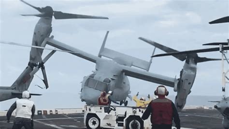 Disturbing Footage Of The Fatal 2017 MV-22 Osprey Crash Has