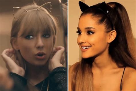 Taylor Swift vs. Ariana Grande: Who Wears Cat Ears Best?