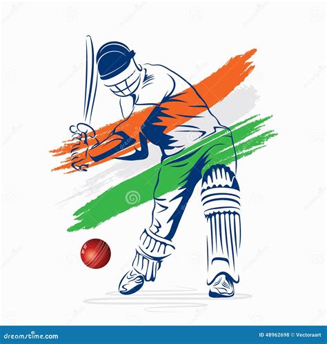 Colorful Cricket Tournament Banner Design Template Vector Illustration ...