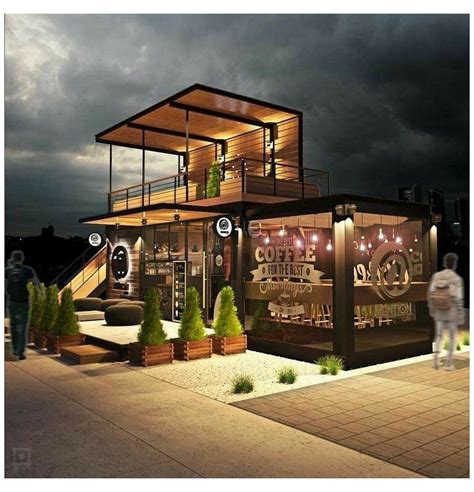 Innovative Container cafe design #Containercafe #container #coffee # ...