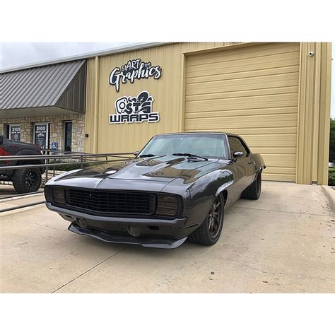 Chevrolet Camaro Wrapped in Avery SW Gloss Black Metallic and Matte Black Vinyls - Vinyl Wrap ...