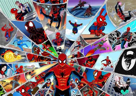 Spider-Man Collage Wallpapers - Wallpaper Cave