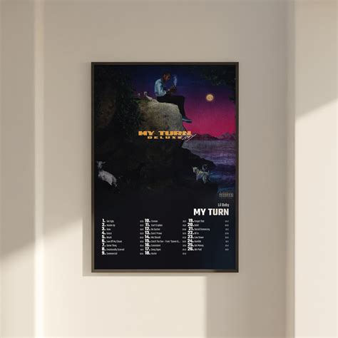 Lil Baby My Turn Album Cover Poster Wall Art, Lil Baby, My Turn - Etsy