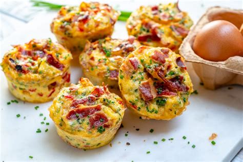 These Clean Eating Bacon Egg Muffins are the Bomb! | Clean Food Crush