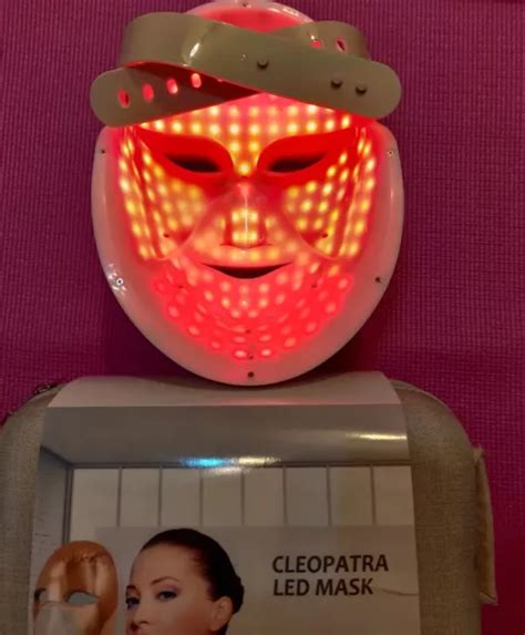 THE ORIGINAL GENUINE Cleopatra Spa LED Light Therapy Mask- 7 Colors ...