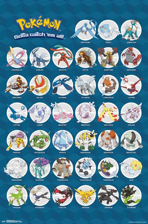 Pokémon - Legendary | Pokemon poster, Poster wall, Pokemon