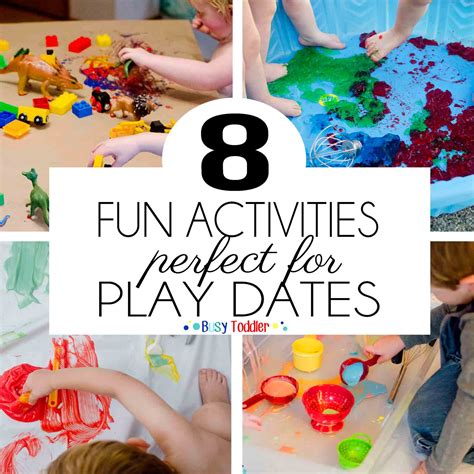 8 Messy Play Date Activities - Busy Toddler