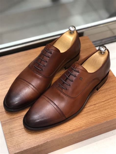 Buy Camel Calf Leather Oxford by Gentwith.com with Free Shipping