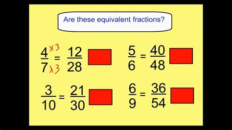 Equivalent Fractions To 1/2