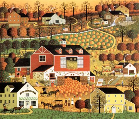 Butternut Farms by Charles Wysocki Arte Naive, Naive Art, Henri Rousseau, American Folk Art ...