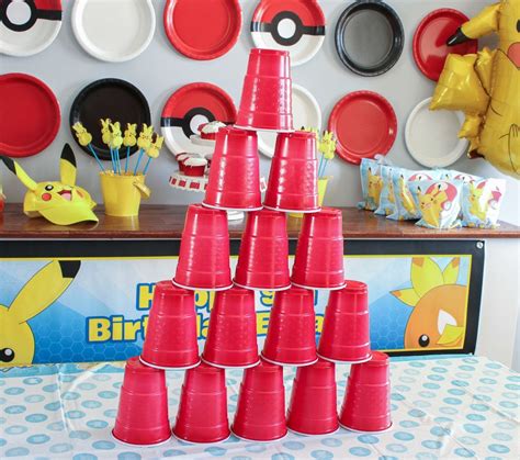 Pokemon Party Ideas - Activities | Kids party games, Pokemon party, Pokemon