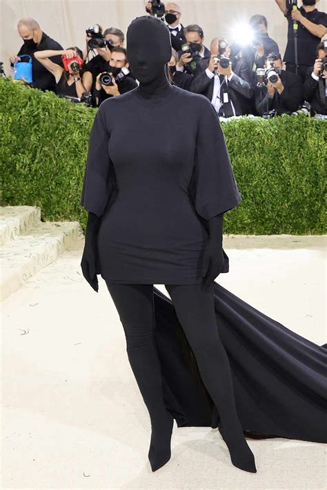 Kim Kardashian Wears Covered Up Look to 2021 Met Gala