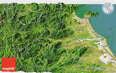 Satellite 3D Map of Dai Loc