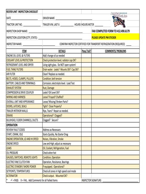 53 Ft Trailer Inspection Checklist: Complete with ease | airSlate SignNow