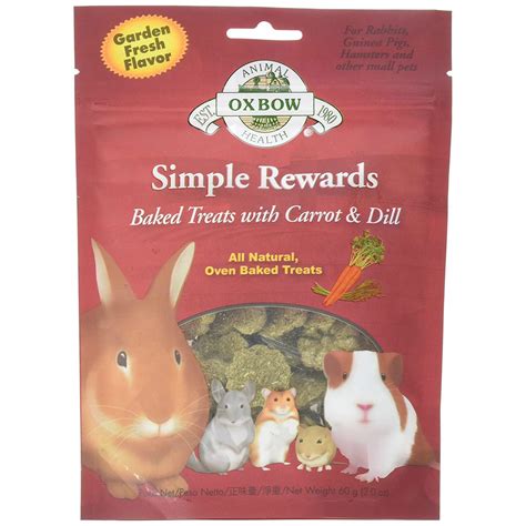 NEW Oxbow Simple Rewards All Natural Oven Baked Treats with Carrots ...