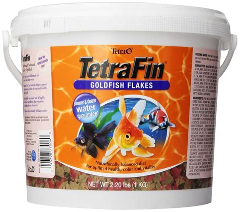 Tetra 16621 TetraFin Goldfish Flakes, 4.52-Pound, 10-Liter 046798166214 ...