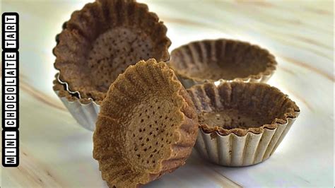 How to Make Mini Tart Shells | Eggless Tart Shells | Chocolate Tart ...