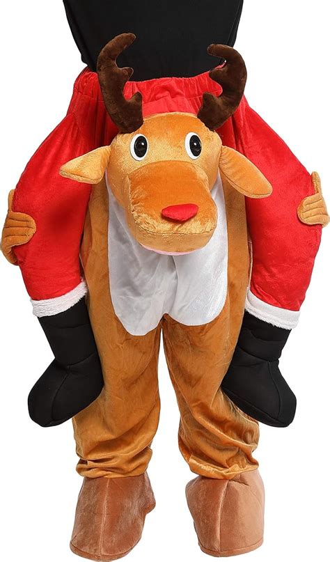 Amazon.com: Reindeer Costume,Easy to Wear and Walk Christmas Costumes ...