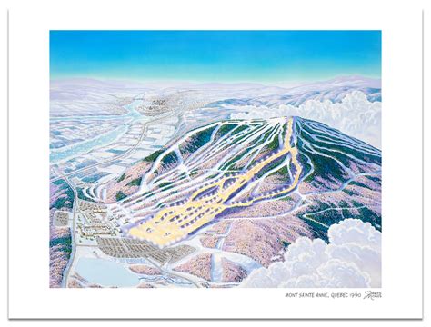 Mont Sainte Anne Ski Map – James Niehues