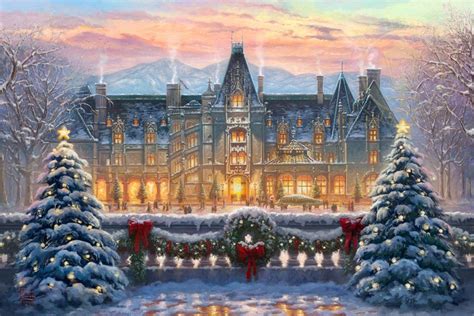 Christmas at Biltmore® by Thomas Kinkade Studios – CV Art and Frame