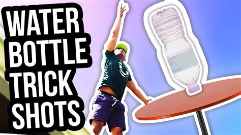 WATER BOTTLE FLIP TRICK SHOTS! - YouTube