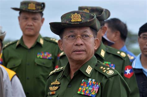 Myanmar military chief and three others banned from US travels - Thura ...