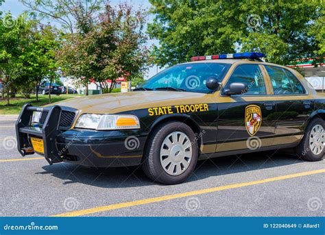 State Trooper Police Car from Maryland State Police Editorial Stock ...