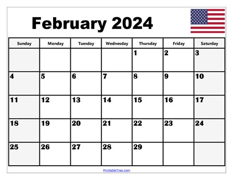 2024 February Calendar Printable With Holidays Word - Broward Schools Calendar 2024