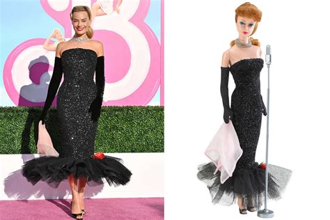 Margot Robbie Channels 1960s Barbie at L.A. Premiere