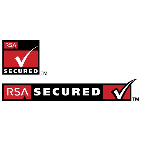 RSA Secured Logo PNG Transparent & SVG Vector - Freebie Supply