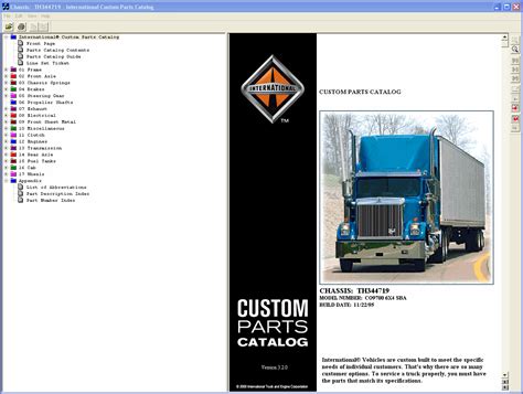 International Parts Catalog for Trucks - Parts&Manuals