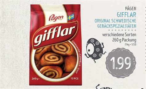 Pagen Gifflar Original Schweidische Gebäckspezialitäten Angebot bei Edeka Struve - 1Prospekte.de