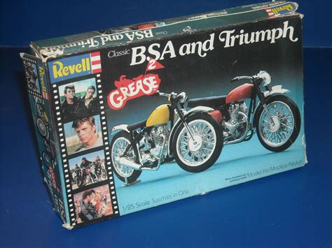 Vintage Original 1 25 Scale Revell 1960's BSA Triumph Motorcycle Kits ...