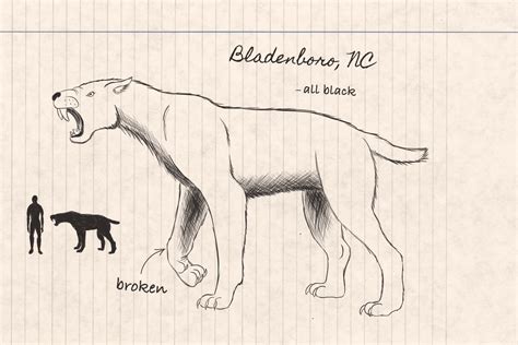 Journal Sketch #1: The Beast of Bladenboro — LGM