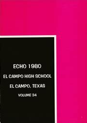 El Campo High School - Echo Yearbook (El Campo, TX), Class of 1980 ...