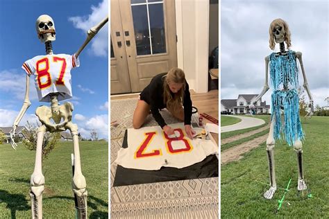 How to Create Taylor Swift + Travis Kelce Halloween Decorations