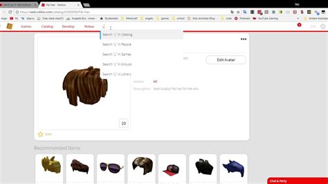 ROBLOX Pal hair update!?!?!?! - YouTube