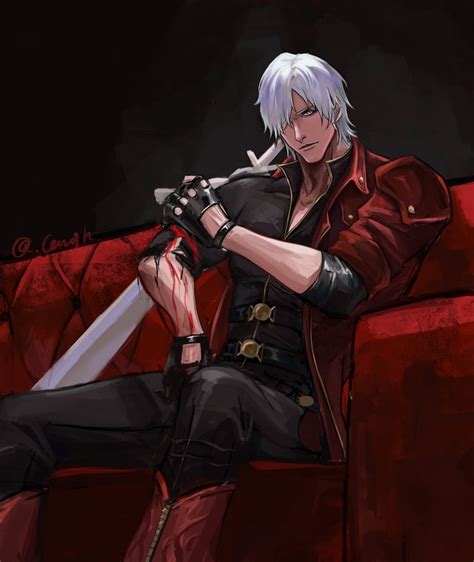 dante (devil may cry) drawn by canghai | Danbooru