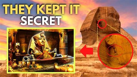 SECRET CHAMBER Found Under The Egyptian Sphinx SHOCKED Archeologists!