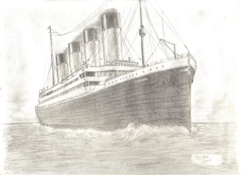 Titanic sketch by Godzillaplier on DeviantArt