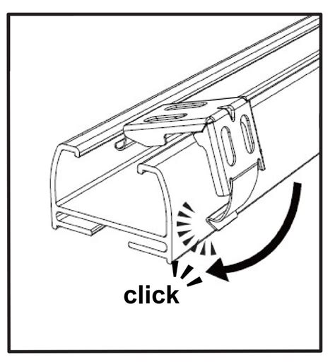 Allen and Roth Metal Mounting Bracket for Cordless Cellular Honeycomb ...