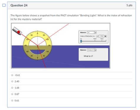 Refraction Bending Light Phet Answer Key