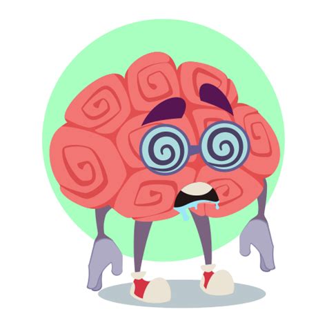 Brain Stickers - Free smileys Stickers