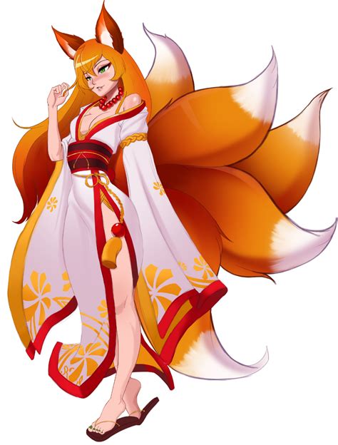 Kiyoko | Foxgirl / Kitsune | Kitsune, Pokemon super, Zelda characters