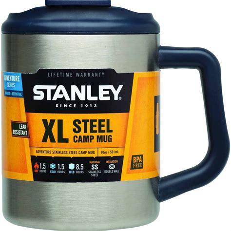 Stanley Stainless Steel Camp Mug, 20 oz - Walmart.com - Walmart.com