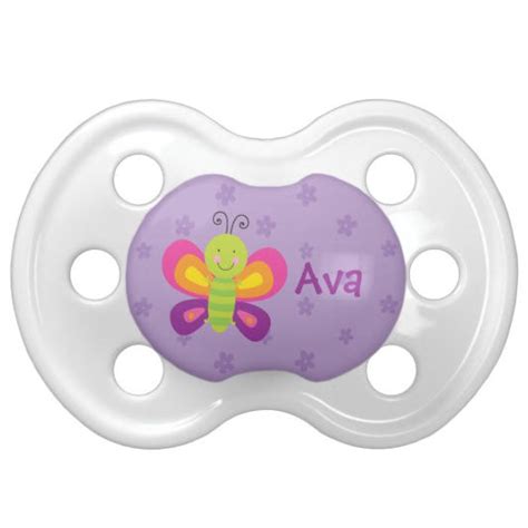 Girly Pacifiers Personalized With Names For Baby Girls - Oh So Girly ...