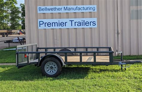 Single Axle Utility Trailers | Equipment Trailers by Bellwether Manufacturing