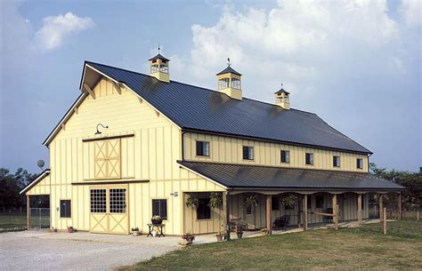 2 story polebarn house plans | Story Custom Pole Barn | Westfield, Indiana | FBi Buildings